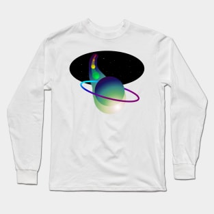 Pop out pocket Wormhole Universe Long Sleeve T-Shirt